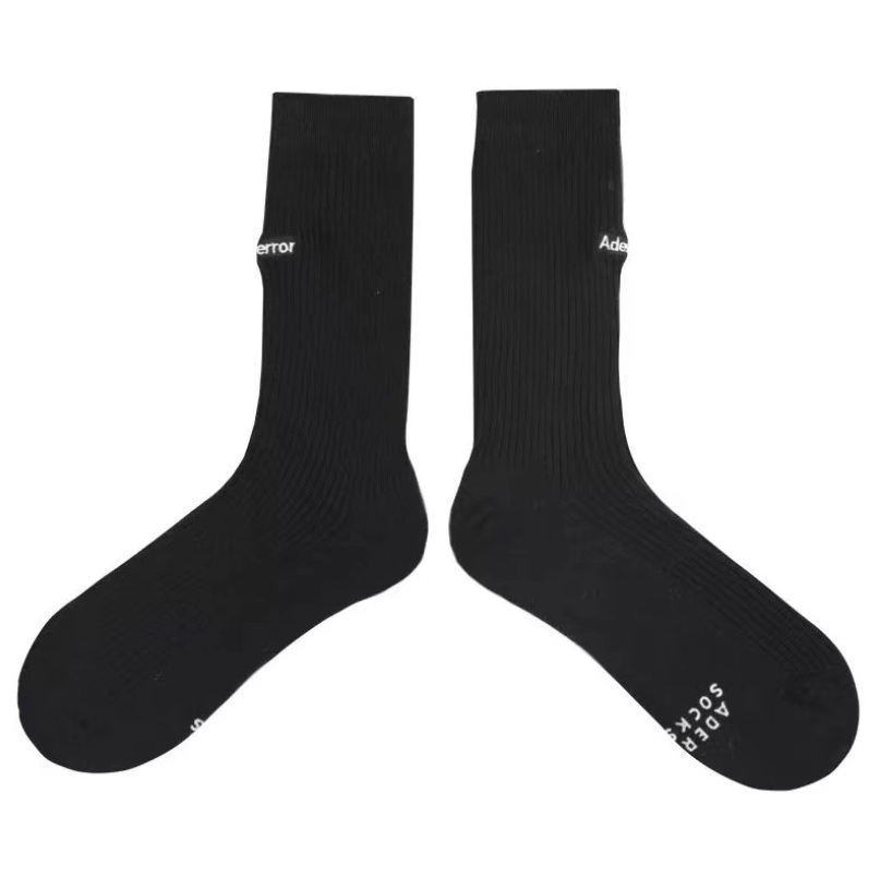 Men And Women Crew Blue White Flame Fashion Street Hip Hop Socks Trend Cotton Of A Package Fire