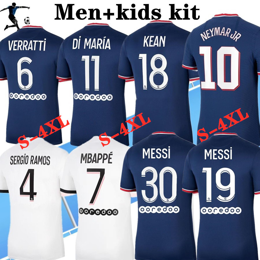 2021 2022 -4XL MESSI MBAPPE soccer jersey HAKIMI SERGIO RAMOS 21 22 psg WIJNALDUM MARQUINHOS VERRATTI men kids kit Maillots de women football shirt, Home
2021 2022 -4XL MESSI MBAPPE soccer jersey HAKIMI SERGIO RAMOS 21 22 psg WIJNALDUM MARQUINHOS VERRATTI men kids kit Maillots de women football shirt, Home