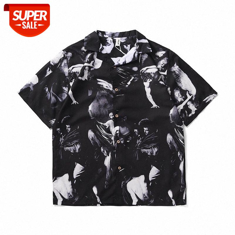 Japanese retro portrait full-print Weiyi short-sleeved flower shirt men's loose-fitting half-sleeved jacket #Pc1k, White;black
Japanese retro portrait full-print Weiyi short-sleeved flower shirt men's loose-fitting half-sleeved jacket #Pc1k, White;black