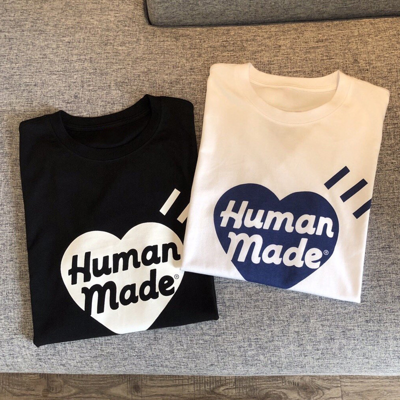 Oversize HUMAN MADE T shirts Men Women Good Quality Slub Cotton Top Tees Streetwear Hip Hop Short Sleeve Tee
Oversize HUMAN MADE T shirts Men Women Good Quality Slub Cotton Top Tees Streetwear Hip Hop Short Sleeve Tee