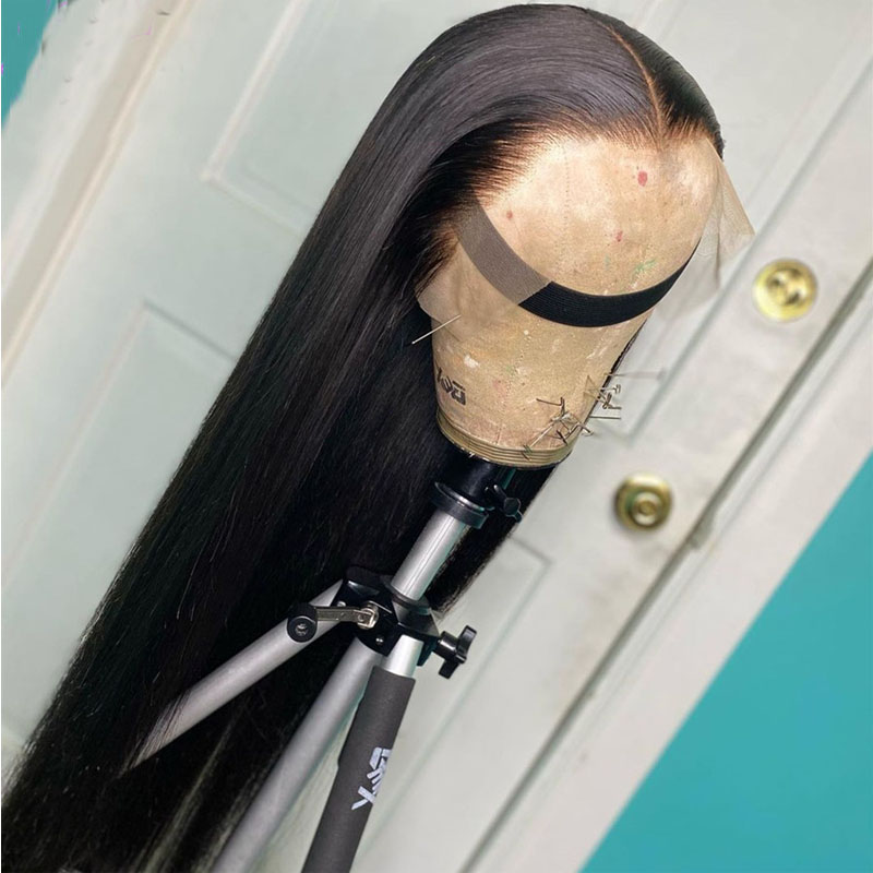 Jet Black Long Silky Straight Lace Front Wig For Women With BabyHair High Temperature Fiber Daily Wear Middle Part Deep Part Glueless Natural Looking
Jet Black Long Silky Straight Lace Front Wig For Women With BabyHair High Temperature Fiber Daily Wear Middle Part Deep Part Glueless Natural Looking