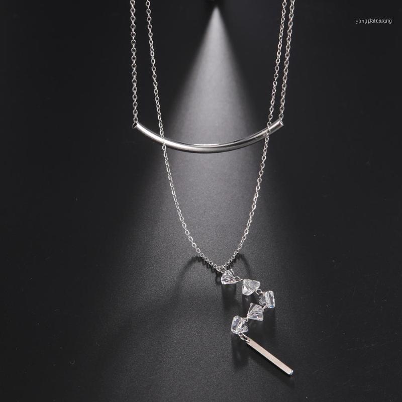My Shape 2 Layers Beads Crystal Pearl Pendant Necklaces For Women Stainless Steel Necklace Choker Link Chain Fashion Jewelry1
My Shape 2 Layers Beads Crystal Pearl Pendant Necklaces For Women Stainless Steel Necklace Choker Link Chain Fashion Jewelry1
