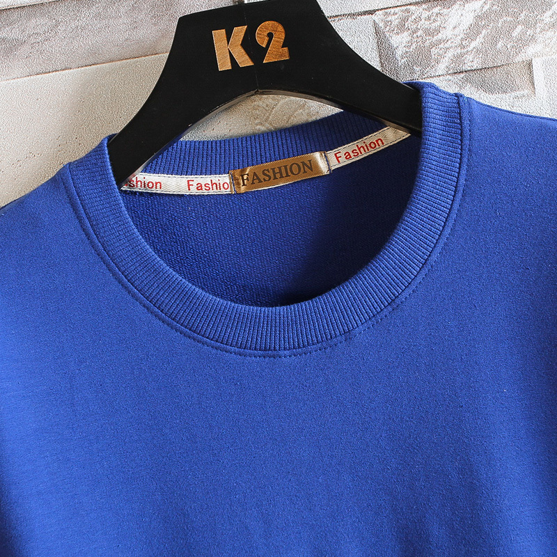 male age season cotton men round collar teenagers loose render unlined upper garment 201104