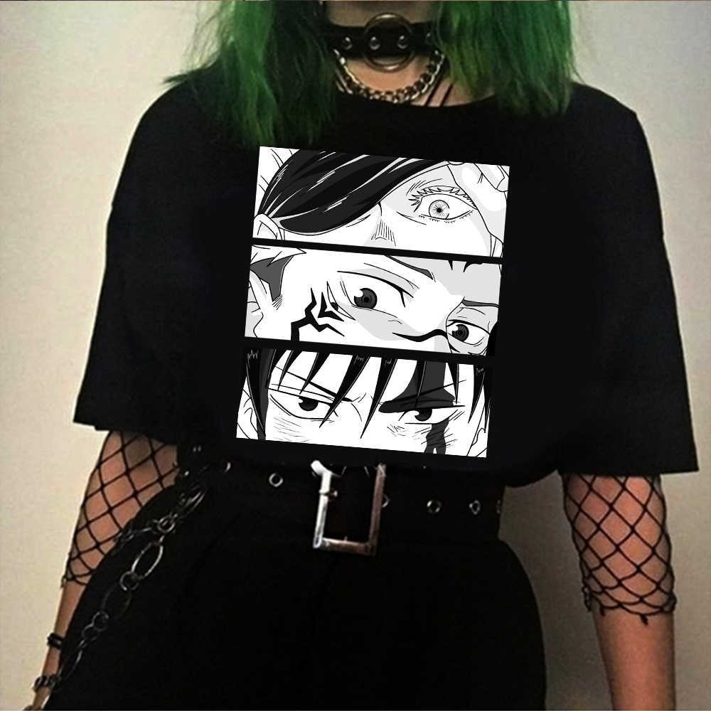 Kawaii Jujutsu Kaisen Tshirt Men Short Sleeve Satoru Gojo Yuji Itadori Sukuna Eyes T-shirt Anime Manga Tee Shirt Clothes X0621, Black
Kawaii Jujutsu Kaisen Tshirt Men Short Sleeve Satoru Gojo Yuji Itadori Sukuna Eyes T-shirt Anime Manga Tee Shirt Clothes X0621, Black