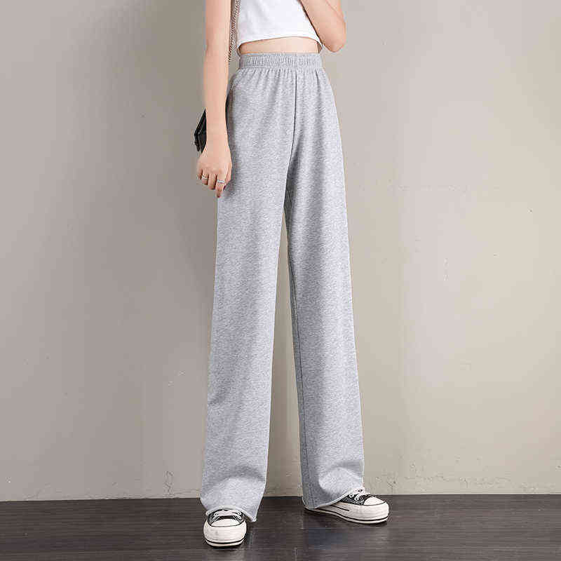 Women's pants female streetwear joggers oversize high waisted Korean style Fashion wide leg harajuku sweatpants baggy 211124