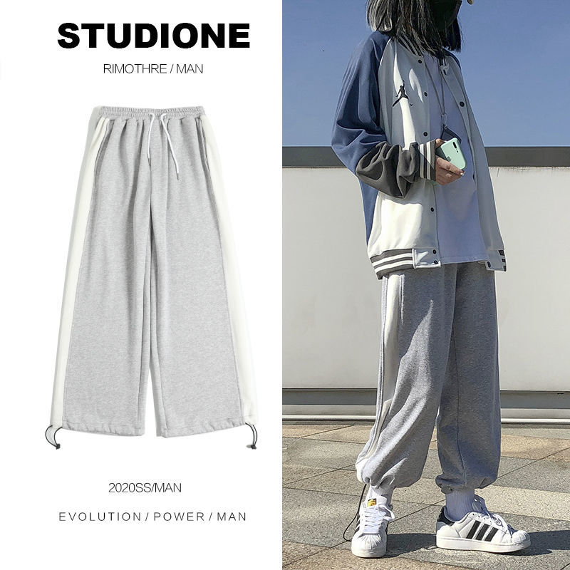 2021 New Cotton Sweatpants Men's Fashion Straight Casual Men Streetwear Hip-hop Wide-leg Mens Joggers Track Pants S-2xl Iabt, Dark gray
2021 New Cotton Sweatpants Men's Fashion Straight Casual Men Streetwear Hip-hop Wide-leg Mens Joggers Track Pants S-2xl Iabt, Dark gray