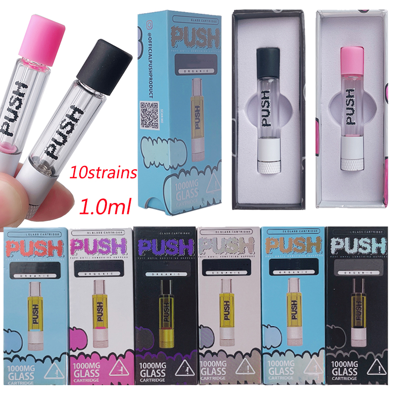 PUSH Glass Cartridges Vape Cartridge Packaging 1.0ml Atomizers Ceramic Coil Empty Vapes Pens Dab Wax Vaporizer Carts 510 Thread Atomizer
PUSH Glass Cartridges Vape Cartridge Packaging 1.0ml Atomizers Ceramic Coil Empty Vapes Pens Dab Wax Vaporizer Carts 510 Thread Atomizer