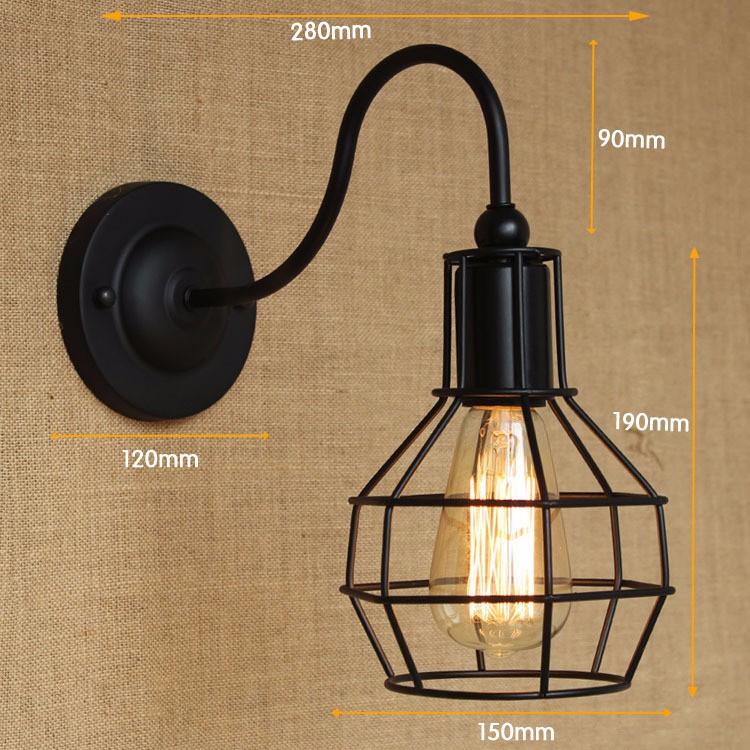 Edison light bulb wall lamp Knob switch warehouse loft American country retro industry Vintage iron Small Wall Lamps Vintage
Edison light bulb wall lamp Knob switch warehouse loft American country retro industry Vintage iron Small Wall Lamps Vintage