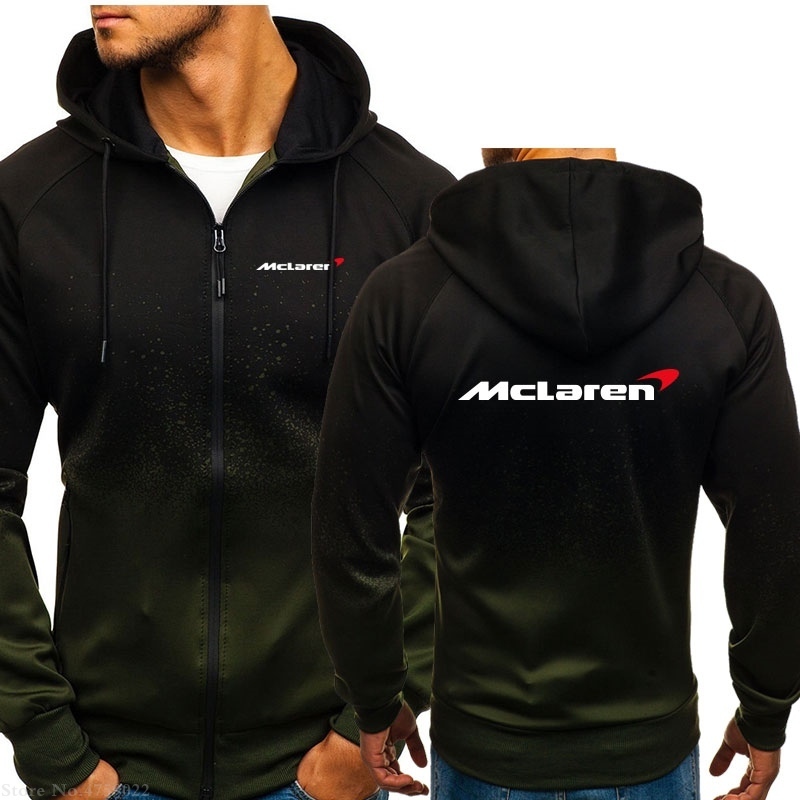 Autumn And Winter fashion Hoodie Mclaren Sweatshirt casual zipper Couples Hoodie coat 201020