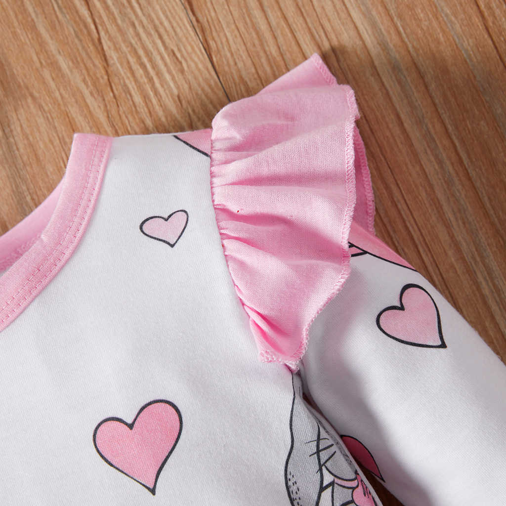 Baby Girl Sweet Rabbit Jumpsuit 210528