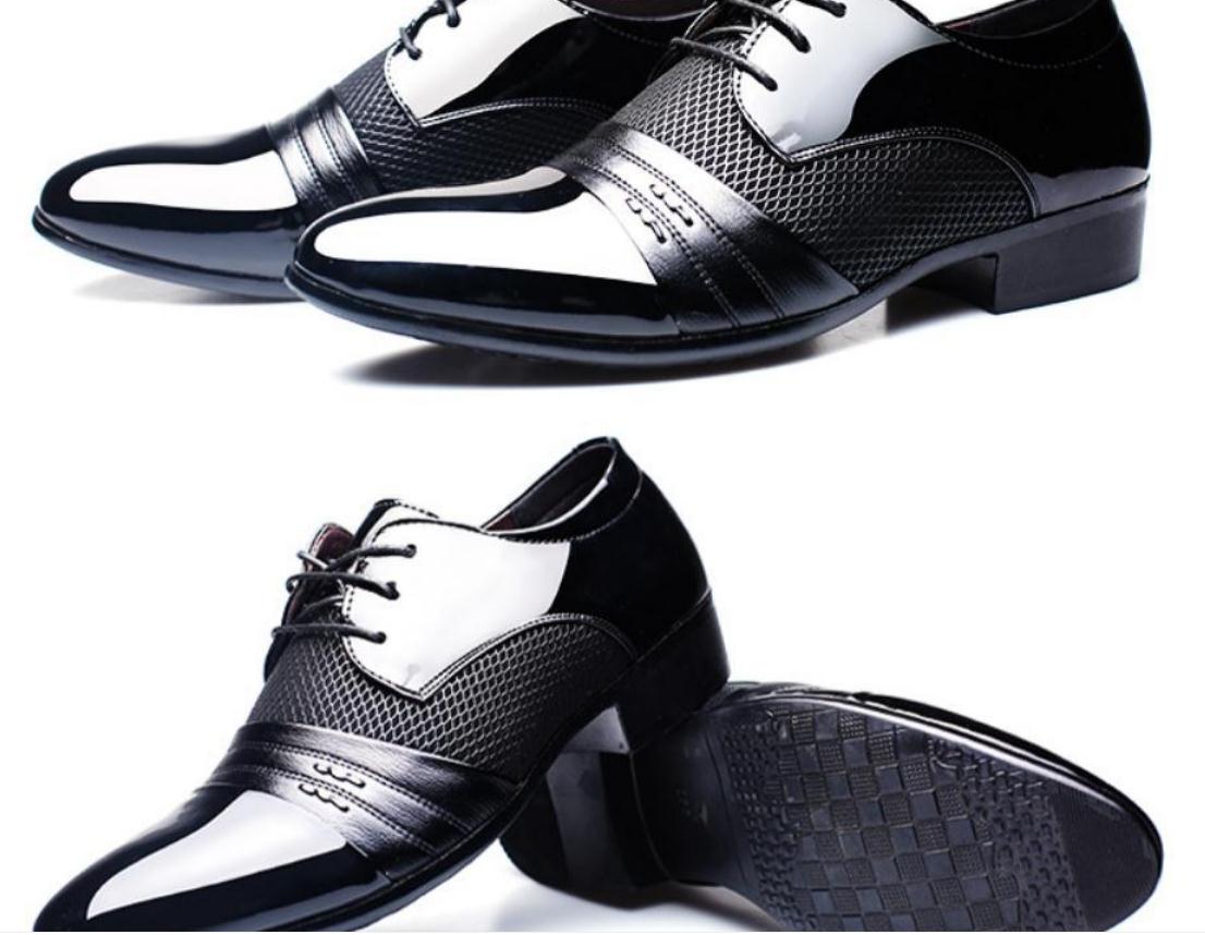 Men's shoes in Spring and Autumn Low heel pointed end