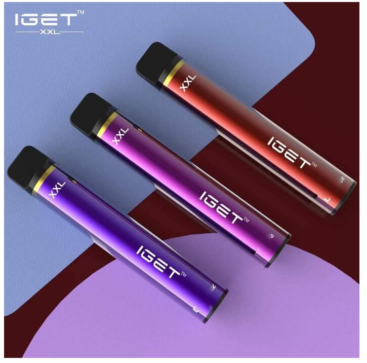 Iget XXL 1800 Puffs Disposable Pod Cigarettes Device Kit 950mAh Battery 2.4ml Prefilled Cartridge Vape Pen Authentic VS Bar gunnpod
Iget XXL 1800 Puffs Disposable Pod Cigarettes Device Kit 950mAh Battery 2.4ml Prefilled Cartridge Vape Pen Authentic VS Bar gunnpod