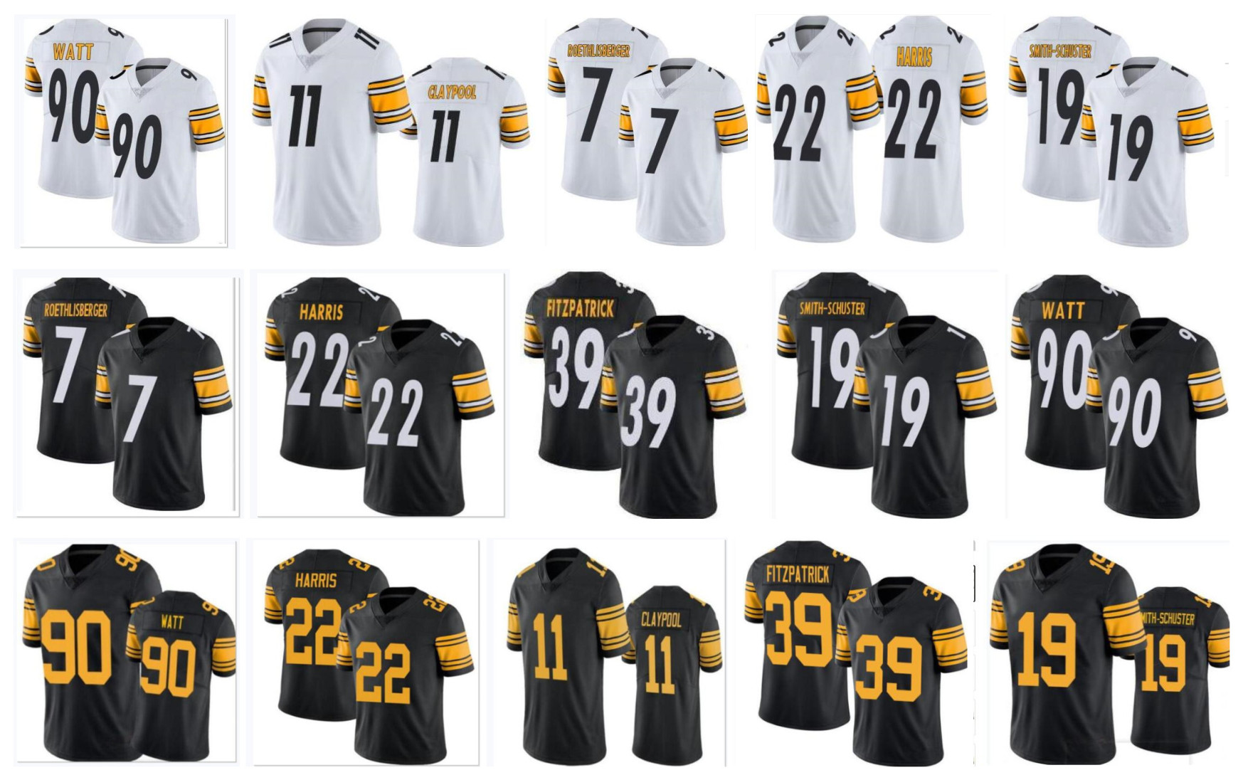 Men Steelers football 22 Najee Harris 11 Pittsburgh Chase Claypool 19 JuJu Smith-Schuster 90 T.J. TJ Watt Shazier Bush Conner Minkah Fitzpat, Black
Men Steelers football 22 Najee Harris 11 Pittsburgh Chase Claypool 19 JuJu Smith-Schuster 90 T.J. TJ Watt Shazier Bush Conner Minkah Fitzpat, Black