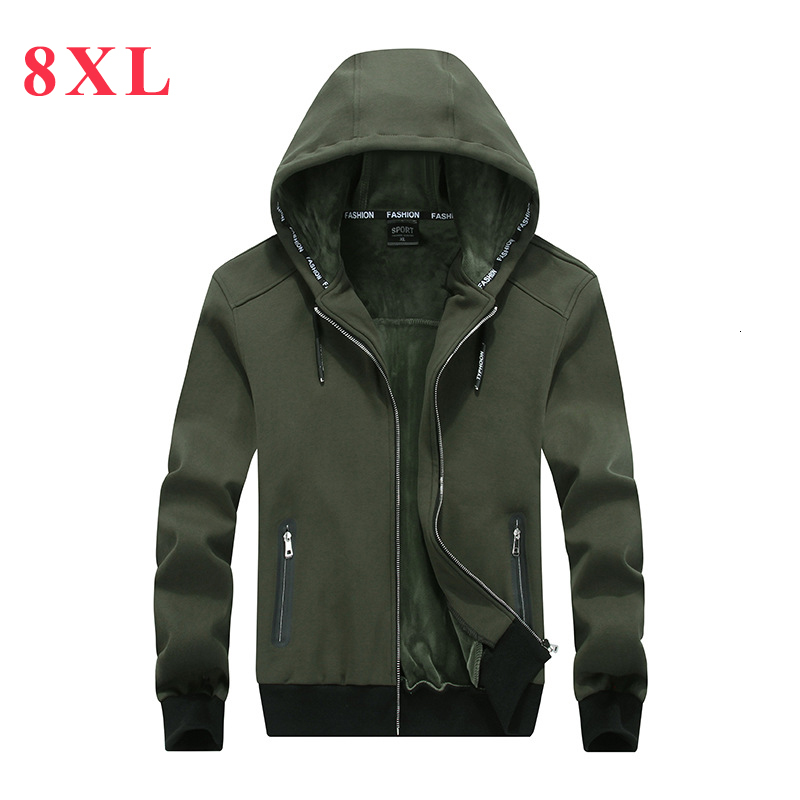 2021 New Winter Hoodies Men Plus Size 7xl 8xl Autumn Casual Zipper Sweatshirts Veet Fashion Male Hooded Jackets 4ega, Black
2021 New Winter Hoodies Men Plus Size 7xl 8xl Autumn Casual Zipper Sweatshirts Veet Fashion Male Hooded Jackets 4ega, Black