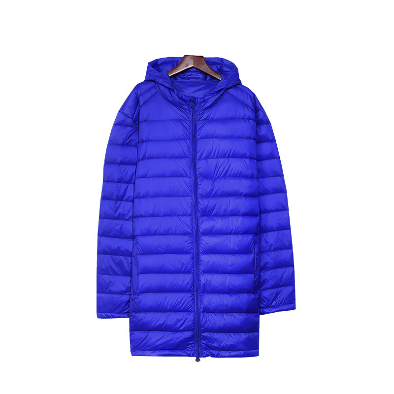 Oversize 5XL 6XL 7XL 8XL Mens Lightweight Down Jacket Autumn Winter Men's Hooded Long Casual Regular Ultra-thin Men's Coat 201225
