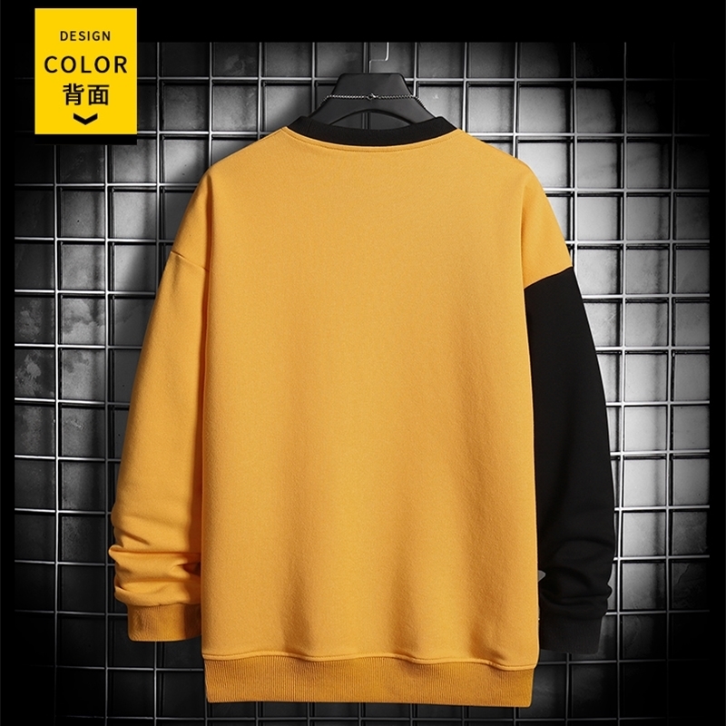 Fashion Men Fleece Hoodies Sweatshirt Trend Winter Printed Mens Pullover Male Loose Jumper Sweatshirts Streetwear Hoodies 201128