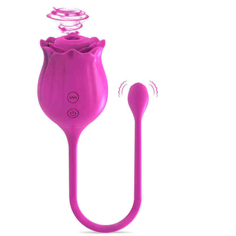 NXY Vibrators Fisting Bullet Vibrator Insert Male Masturbators Anus Rose Vibator Toy Automatic Pussy Masters For Men Devices Toys But Glans 0210-image