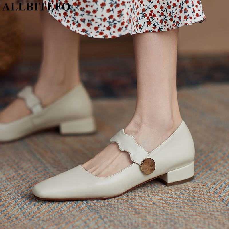 ALLBITEFO natural genuine leather women heels shoes girls fashion leisure low heel shoes street high heels Talons hauts femme 210611, As picture
ALLBITEFO natural genuine leather women heels shoes girls fashion leisure low heel shoes street high heels Talons hauts femme 210611, As picture