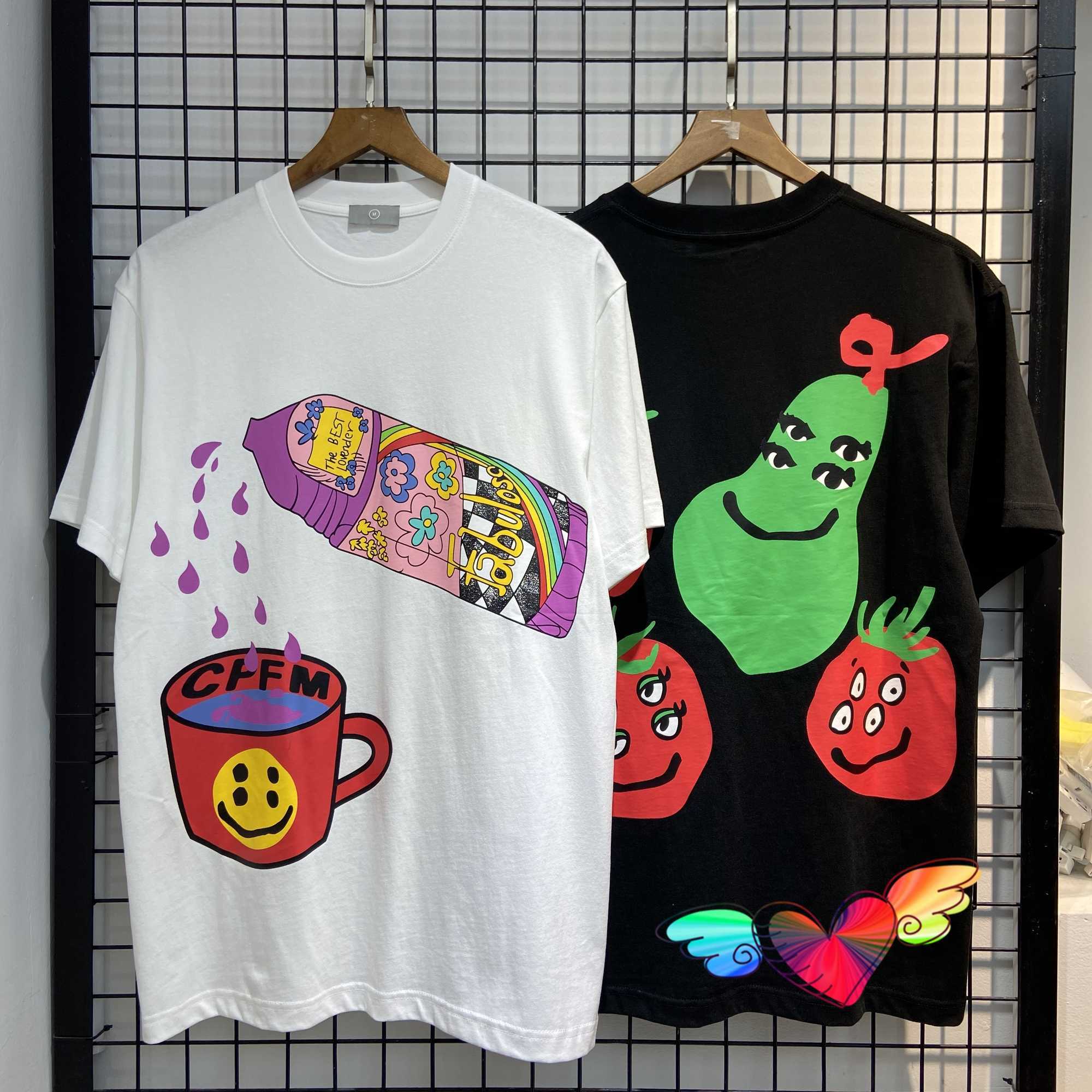 CPFM Summer Men Women Fruits Drinks Graphic Print CPFM.XYZ Tee Hip Hop CACTUS PLANT FLEA MARKET Short Sleeve Tops, Black
CPFM Summer Men Women Fruits Drinks Graphic Print CPFM.XYZ Tee Hip Hop CACTUS PLANT FLEA MARKET Short Sleeve Tops, Black
