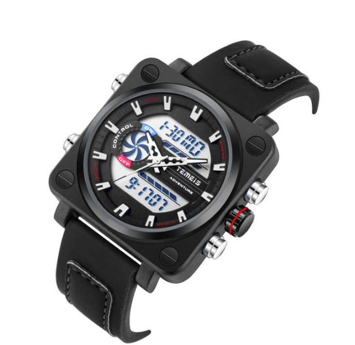 TEMEIS Square Multifunctional Electronic Mens Watches High Hardness Minerals Tempered Glass Led Watch Stopwatch Timing Fine Steel Wristwatches, No send watch for shipping
TEMEIS Square Multifunctional Electronic Mens Watches High Hardness Minerals Tempered Glass Led Watch Stopwatch Timing Fine Steel Wristwatches, No send watch for shipping
