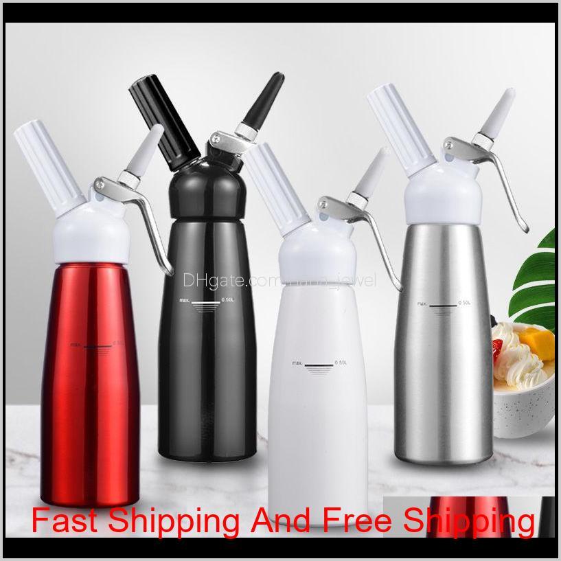 500Ml Cream Whipper Dispenser Aluminium Alloy Whipped Fresh Cream Foam Maker Dispenser 3 Decorating Nozzles Kitchen Tools Vt1913 Okptj N9Tf5 
500Ml Cream Whipper Dispenser Aluminium Alloy Whipped Fresh Cream Foam Maker Dispenser 3 Decorating Nozzles Kitchen Tools Vt1913 Okptj N9Tf5