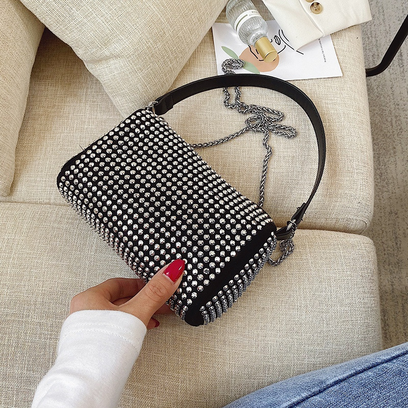 HBP rhinestone decoration 2021 summer shiny diamond bags underarm bags party popular shoulder portable bag, Pu
HBP rhinestone decoration 2021 summer shiny diamond bags underarm bags party popular shoulder portable bag, Pu