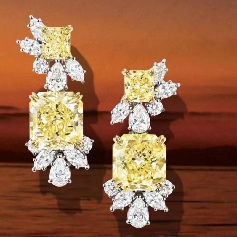 Dangle & Chandelier Luxury Square Plant Drop Earring Full Mirco Paved Cubic Zirconia Women Engagenet Wedding Fashion Jewelry E6538
Dangle & Chandelier Luxury Square Plant Drop Earring Full Mirco Paved Cubic Zirconia Women Engagenet Wedding Fashion Jewelry E6538
