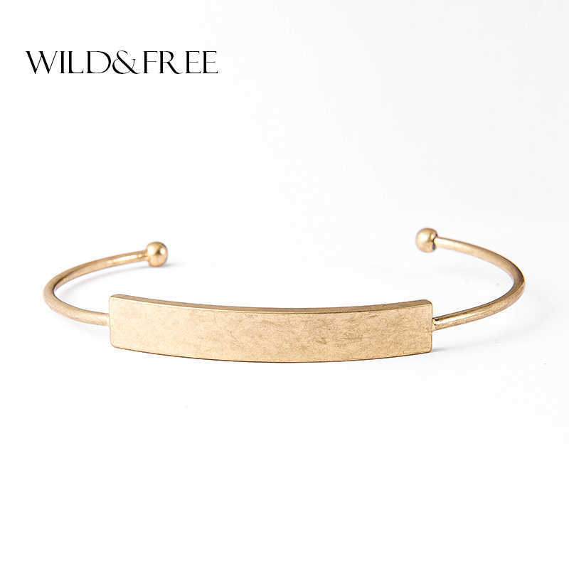 Wild & Free Bohemian Ethnic Gold Metal Open Bangles & Bracelets for Women Girls Geometric Rectangle Cuff Bangle Jewelry Gift Q0719
Wild & Free Bohemian Ethnic Gold Metal Open Bangles & Bracelets for Women Girls Geometric Rectangle Cuff Bangle Jewelry Gift Q0719