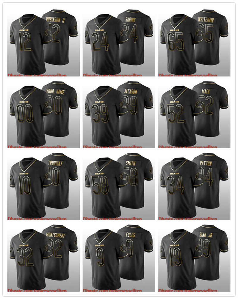 Jersey Chicago''Bears''nfl''Jersey MEN WOMEN YOUTH Khalil Mack Walter Payton Mitchell Trubisky Black Golden Edition football Jersey, Custom
Jersey Chicago''Bears''nfl''Jersey MEN WOMEN YOUTH Khalil Mack Walter Payton Mitchell Trubisky Black Golden Edition football Jersey, Custom