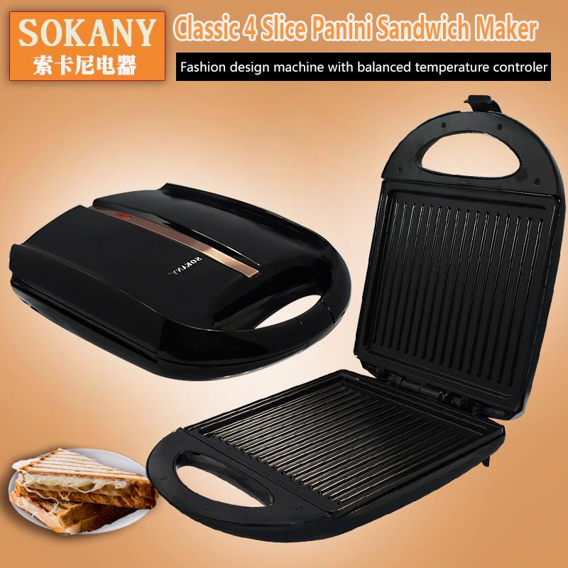 Bread Makers Stripe-shaped Home Sandwich Maker Stainless Steel Toaster Day And Night BBQ Breakfast Machine HY-903
Bread Makers Stripe-shaped Home Sandwich Maker Stainless Steel Toaster Day And Night BBQ Breakfast Machine HY-903
