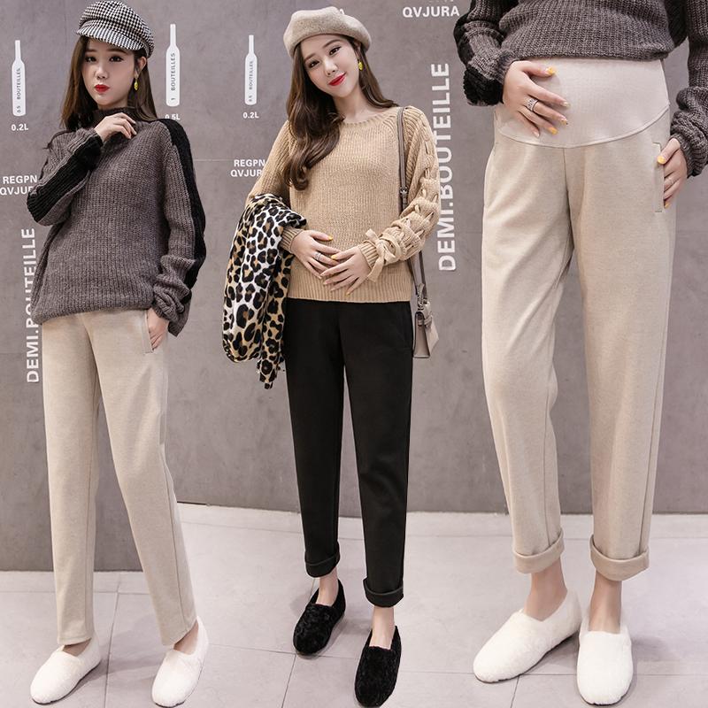 Maternity Bottoms 672# Autumn Winter Woolen Pants Adjustable Belly Straight Clothes For Pregnant Women Warm Pregnancy Trousers, White
Maternity Bottoms 672# Autumn Winter Woolen Pants Adjustable Belly Straight Clothes For Pregnant Women Warm Pregnancy Trousers, White