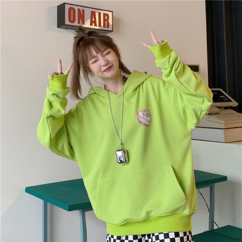 Women's Hoodies & Sweatshirts Real S Cake Flowers Loose And Lazy Style Top Fluorescent.Kio, Fluorescent green
Women's Hoodies & Sweatshirts Real S Cake Flowers Loose And Lazy Style Top Fluorescent.Kio, Fluorescent green