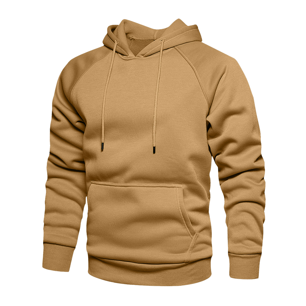 Men's Hoodies Sweatshirts Winter Fashion Thick Fleece Mens Hip Hop Long Sleeve Pullover Male Autumn Solid Color Clothes 220929