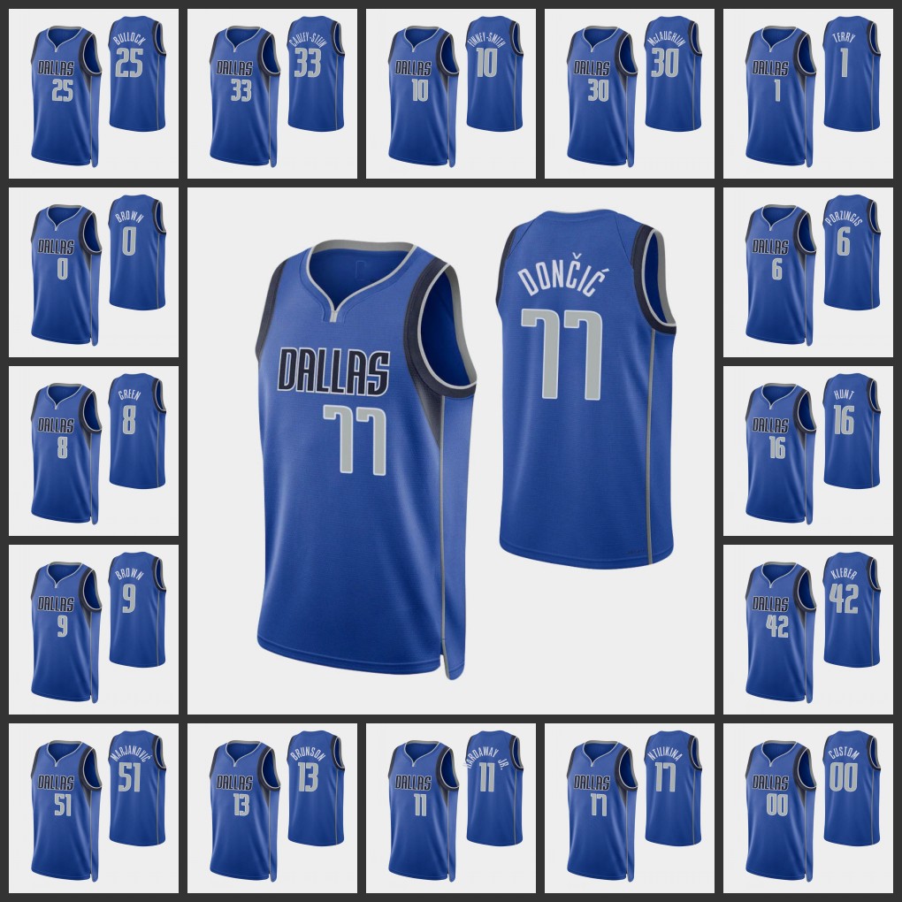 Dallas''Mavericks''Men Luka Doncic Kristaps Porzingis Jalen Brunson Boban Marjanovic Moses Brown 75th Anniversary Diamond Custom Blue Jersey
Dallas''Mavericks''Men Luka Doncic Kristaps Porzingis Jalen Brunson Boban Marjanovic Moses Brown 75th Anniversary Diamond Custom Blue Jersey