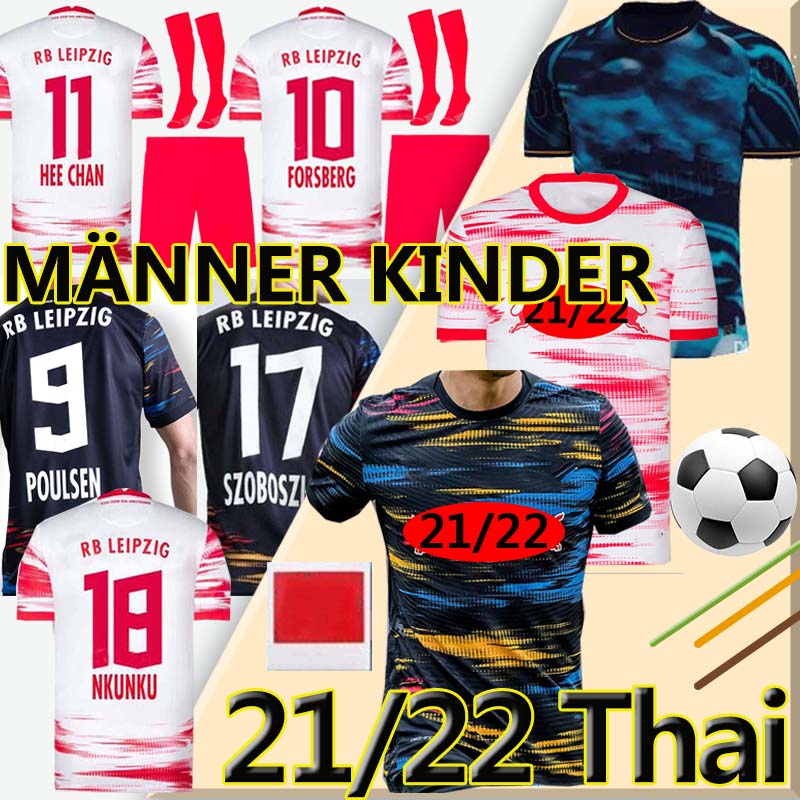 2021 2022 Leipziges Soccer Jersey SZOBOSZLAI HEE-CHAN 20/21 RBL football jerseys KONATE SABITZER KLUIVERT POULSEN HALSTENBERG Men+Kids kits, 21-22 away
2021 2022 Leipziges Soccer Jersey SZOBOSZLAI HEE-CHAN 20/21 RBL football jerseys KONATE SABITZER KLUIVERT POULSEN HALSTENBERG Men+Kids kits, 21-22 away