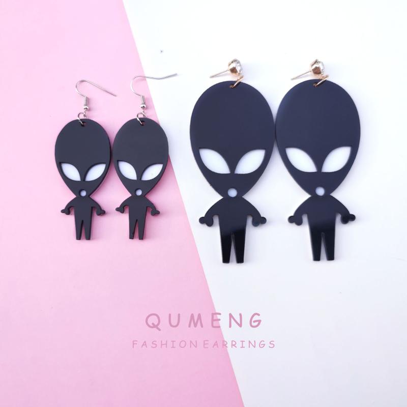 Dangle & Chandelier 2021 Europe And The United States Cross-Border Black Alien Long Acrylic Earrings Halloween Ear Loop Accessories
Dangle & Chandelier 2021 Europe And The United States Cross-Border Black Alien Long Acrylic Earrings Halloween Ear Loop Accessories