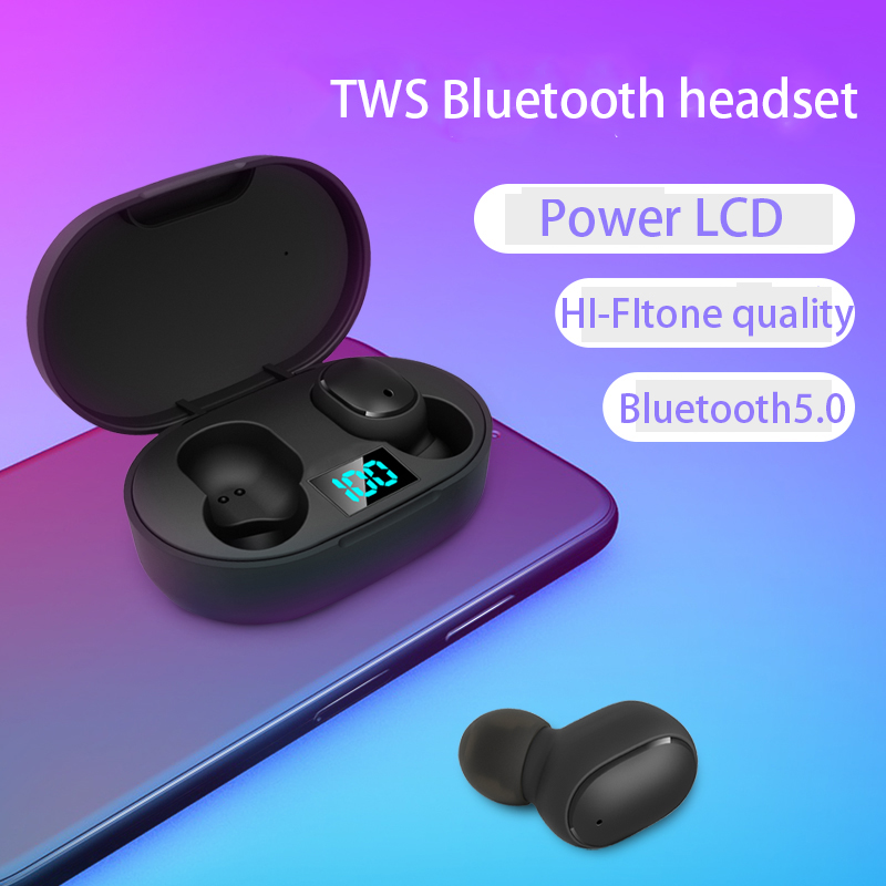 E6s headphones wireless Bluetooth intelligent digital headset sports stereo call universal headse, Black
E6s headphones wireless Bluetooth intelligent digital headset sports stereo call universal headse, Black