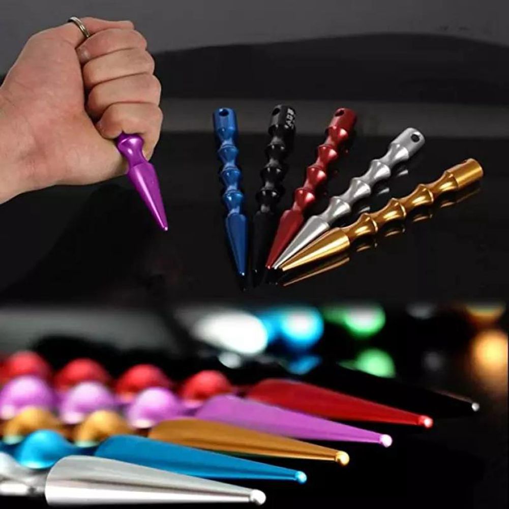 50pcs Press Elevator Tool Elevators Button Aluminum Self Defense Safety For Women Girl Spike Stick Keychain Key Chain Metal Self-defense Tools on Sale 14cm
50pcs Press Elevator Tool Elevators Button Aluminum Self Defense Safety For Women Girl Spike Stick Keychain Key Chain Metal Self-defense Tools on Sale 14cm
