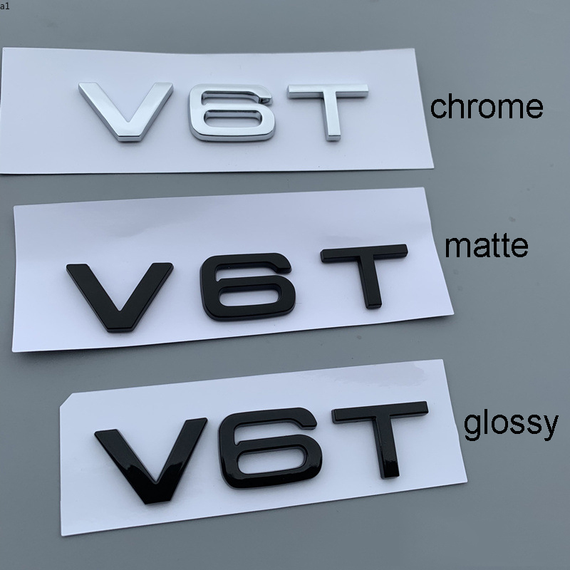 V6T V8T V10 W12 Letter Number Emblem for Audi A4L A5 A6L A7 A8L TT RS7 SQ5 Car Styling Fender Side Rear Trunk Badge Logo Sticker, Black
V6T V8T V10 W12 Letter Number Emblem for Audi A4L A5 A6L A7 A8L TT RS7 SQ5 Car Styling Fender Side Rear Trunk Badge Logo Sticker, Black