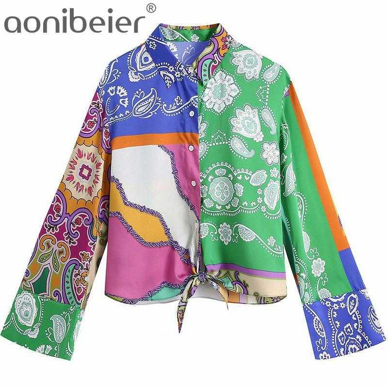 Summer Casual Shirts Fashion Tie Detail Turn Down Collar Wrist Sleeve Button Loose Blouses Female Printed Tops 210604, Shorts
Summer Casual Shirts Fashion Tie Detail Turn Down Collar Wrist Sleeve Button Loose Blouses Female Printed Tops 210604, Shorts