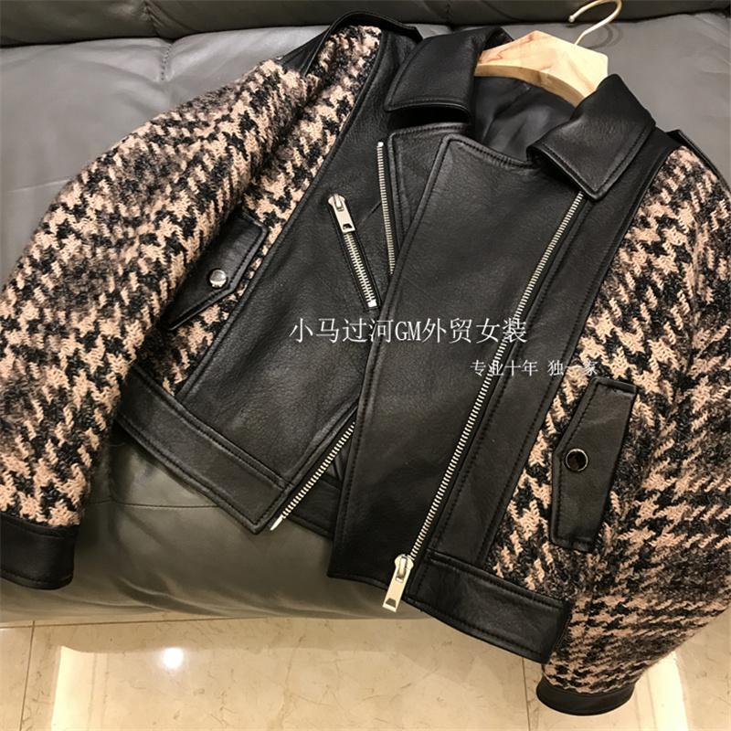 Women's Leather & Faux WSYORE Autumn And Winter Women Casual PU Stitching Tweed Motorcycle Jacket Female NS3017, Black
Women's Leather & Faux WSYORE Autumn And Winter Women Casual PU Stitching Tweed Motorcycle Jacket Female NS3017, Black