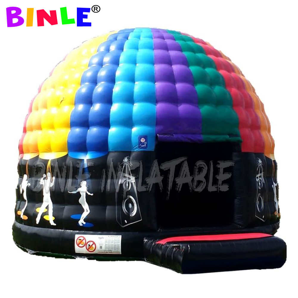 New Inflatable Disco Bouncer Music Discos House Castle dance dome tent for sale