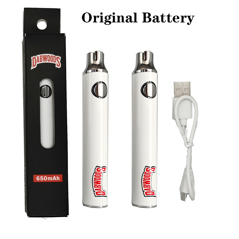 Dabwoods Vape Pen Battery Cartridge 510 Batteries Rechargeable Dabwood Vapes Carts USB Box Packaging 650 mah High QualityBatterys
Dabwoods Vape Pen Battery Cartridge 510 Batteries Rechargeable Dabwood Vapes Carts USB Box Packaging 650 mah High QualityBatterys