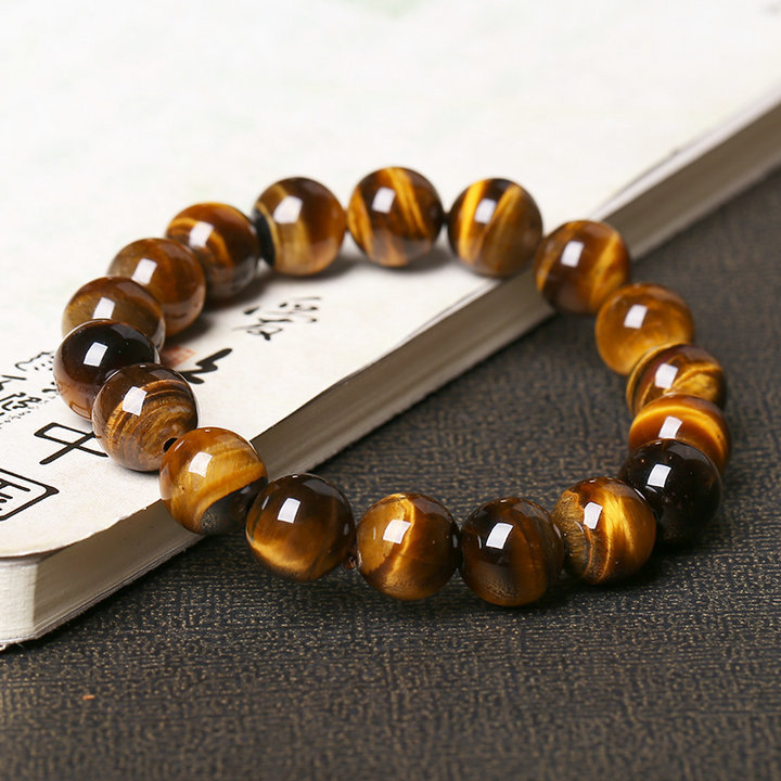 tigers eye stone bracelets for women and men bangle gift beads bracelets accessories wholesale