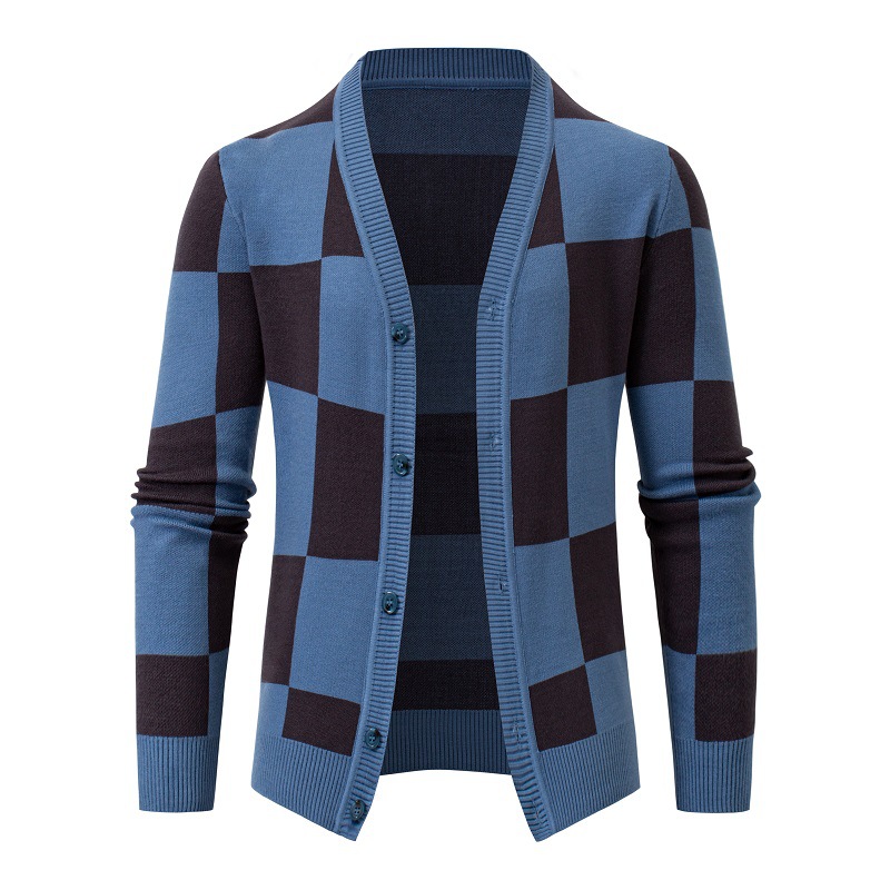 Men's Cardigan Sweater Knitted Button Plaid Stylish Long Sleeve Sweater Cardigans Crew Neck Fall Spring Blue Yellow Coffee, White;black
Men's Cardigan Sweater Knitted Button Plaid Stylish Long Sleeve Sweater Cardigans Crew Neck Fall Spring Blue Yellow Coffee, White;black