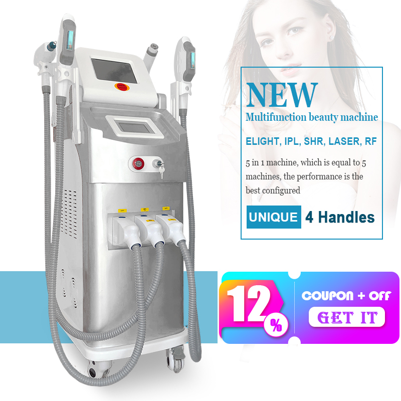 5 in 1 IPL SHR laser hair removal tattoo remove RF face lfiting skin rejuvenation elight machine for spa and salon, Black
5 in 1 IPL SHR laser hair removal tattoo remove RF face lfiting skin rejuvenation elight machine for spa and salon, Black
