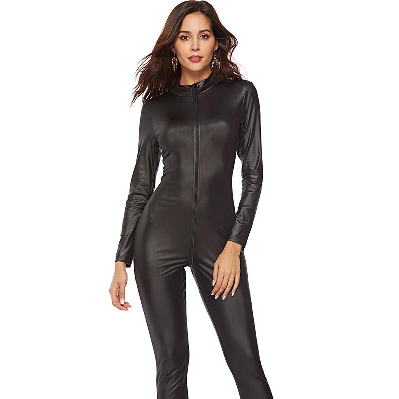 Women's Jumpsuits & Rompers Plus Size Women Sexy Faux Leather Night Club Jumpsuit Bodysuit Latex PVC Catsuit Zipper Open Crotch Erotic, Black;white
Women's Jumpsuits & Rompers Plus Size Women Sexy Faux Leather Night Club Jumpsuit Bodysuit Latex PVC Catsuit Zipper Open Crotch Erotic, Black;white
