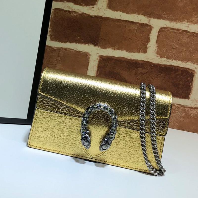 Female Dionysian Bag Chain Shoulder Bags Messenger Bag Fashion Golden Silvery High Quality Genuine Leather Hasp Women Flap Purse Wallets, Make up the difference
Female Dionysian Bag Chain Shoulder Bags Messenger Bag Fashion Golden Silvery High Quality Genuine Leather Hasp Women Flap Purse Wallets, Make up the difference