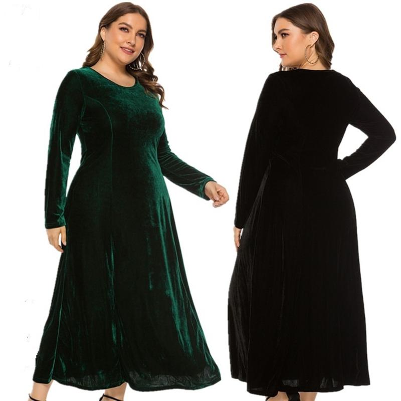 Plus Size Dresses 2021 Autumn Winter European And American Style Velvet Full Sleeve Dress For Women, Black
Plus Size Dresses 2021 Autumn Winter European And American Style Velvet Full Sleeve Dress For Women, Black