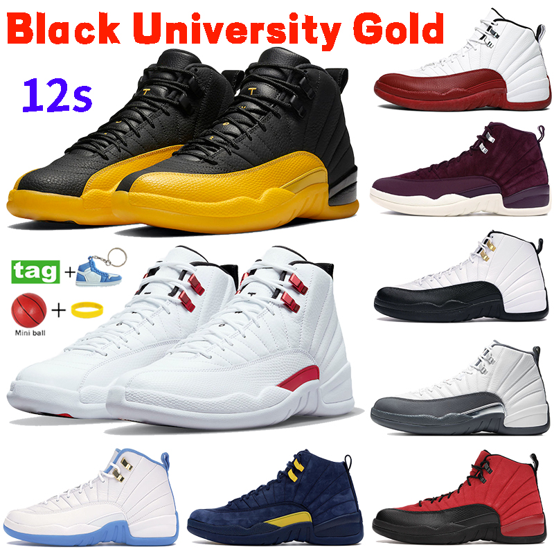 New 12 12s twist men basketball shoes Black University Gold Dark Concord indigo Reverse Flu Game reverse taxi utility playoffs CNY Cherry sneakers trainers, Bubble wrap packaging
New 12 12s twist men basketball shoes Black University Gold Dark Concord indigo Reverse Flu Game reverse taxi utility playoffs CNY Cherry sneakers trainers, Bubble wrap packaging